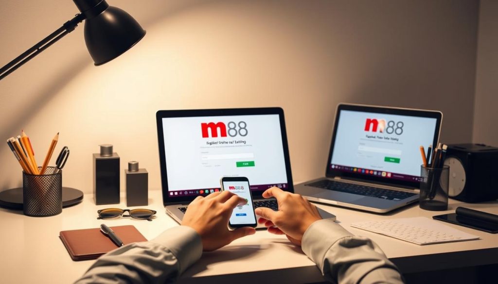 วิธีสมัคร m88