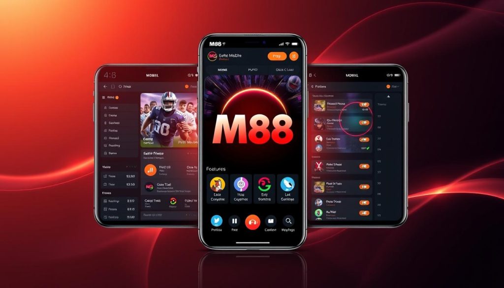 อินเทอร์เฟซผู้ใช้ M88 Mobile