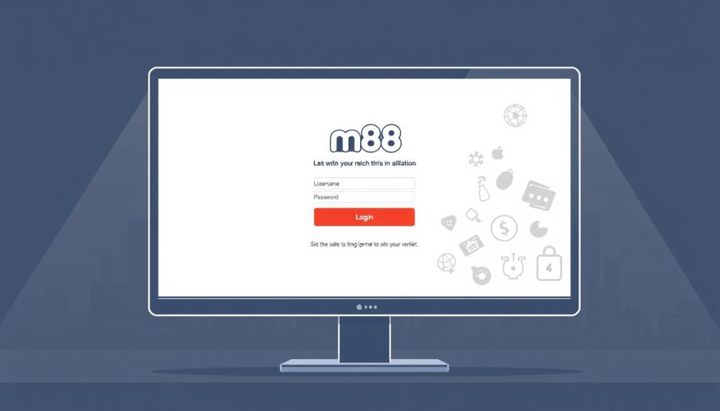 m88 login step