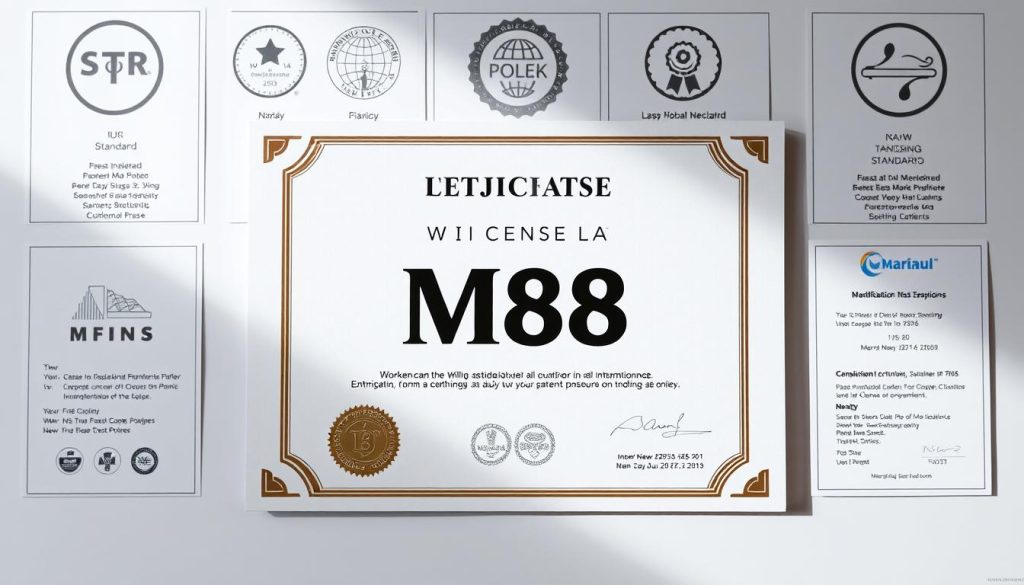 ใบอนุญาต M88 และมาตรฐานสากล